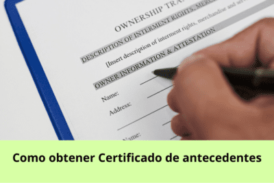 Como obtener Certificado de antecedentes en Chile